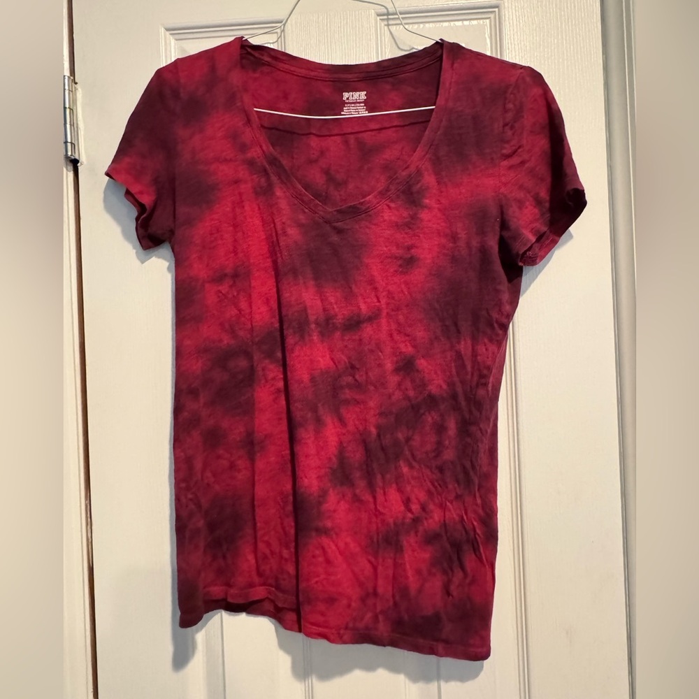 PINK Victoria's Secret Tie-Dye Short Sleeve Tee